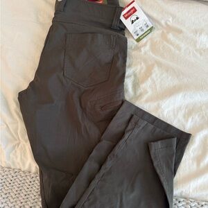 Wrangler Charcoal Straight Fit Flex Comfort Pants